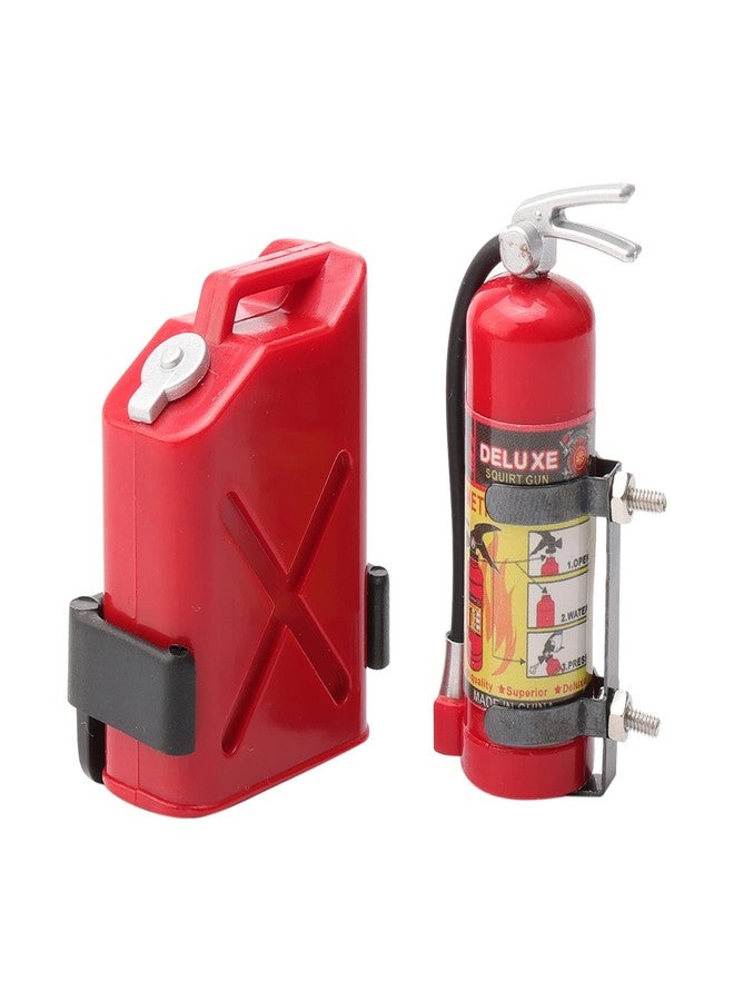 Rchobbytop 8pcs 1:10 RC Rock Crawler Truck Mini Accessories Decor Tool Sets Digging Shovel Fuel Tank Jack Winch Tow Rope Fire Extinguisher for TRX-4 SCX10 Jeep D90 D110 TF2 CC01 Redcat Gen7 Gen8 - Image 4